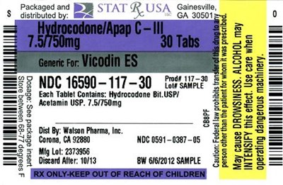 HB APAP 7_5-750 mg LABEL 117.jpg Label Image - HB APAP 7 5 750 mg LABEL 117